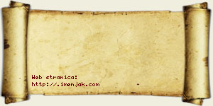 Bojana Perušinović vizit kartica